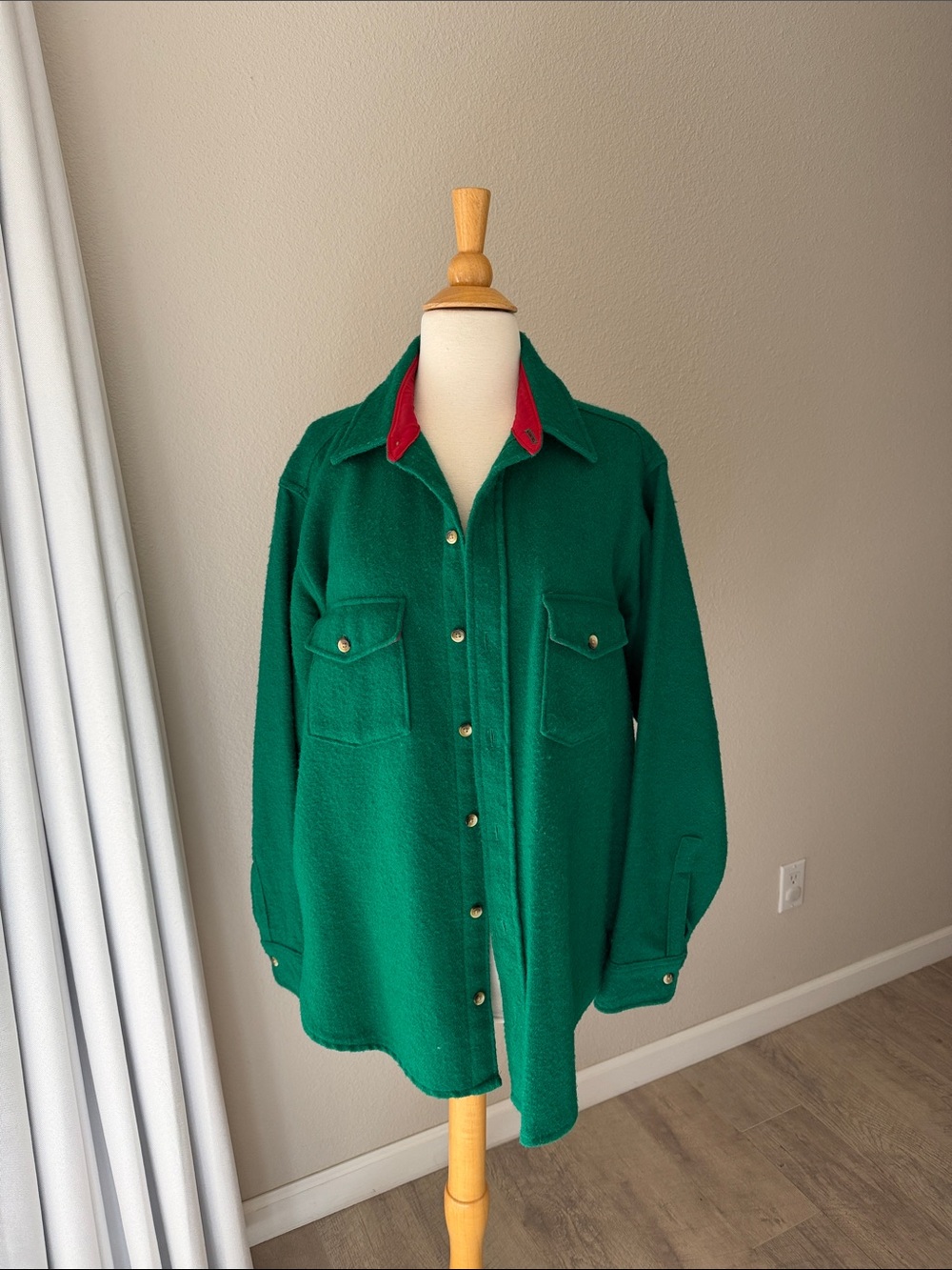 Vintage Lands’ End Wool Button Down